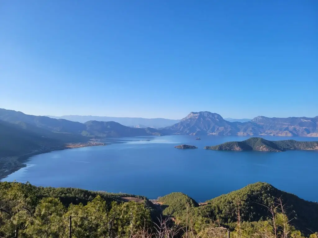 lugu lake in yunnan china