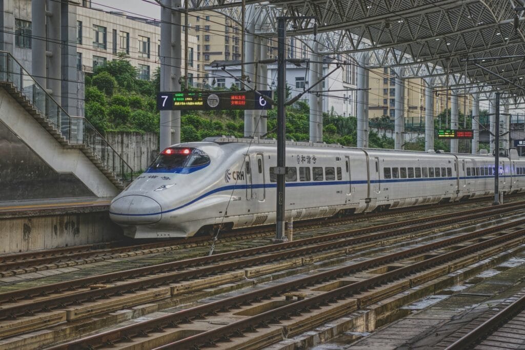 travelling by train in china