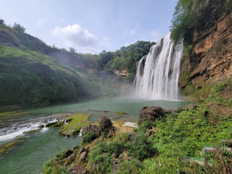 waterfalls near guiyang china