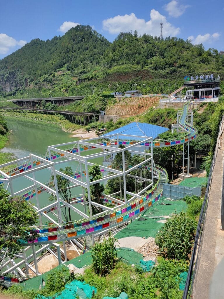 river raft in kaili china