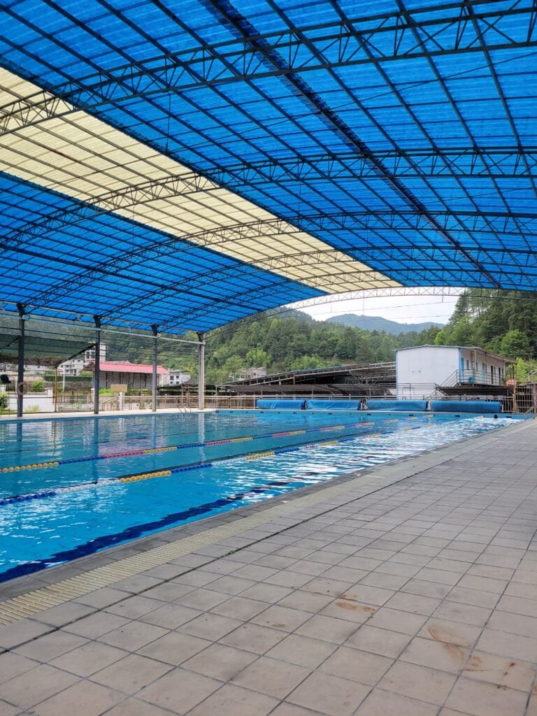 swimming in china