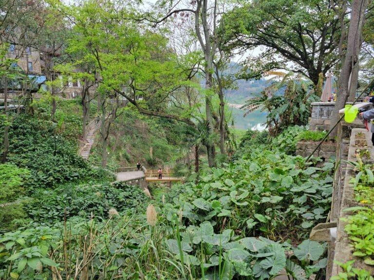 hiking in chongqing china