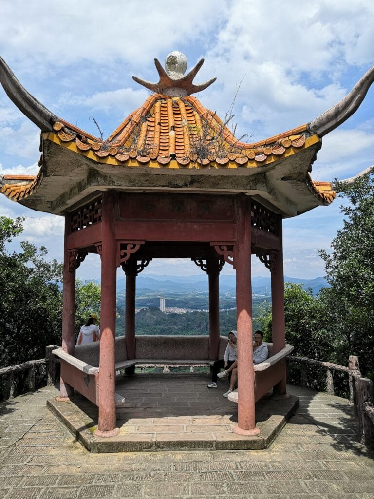 view from danxia mountain in shaoguan