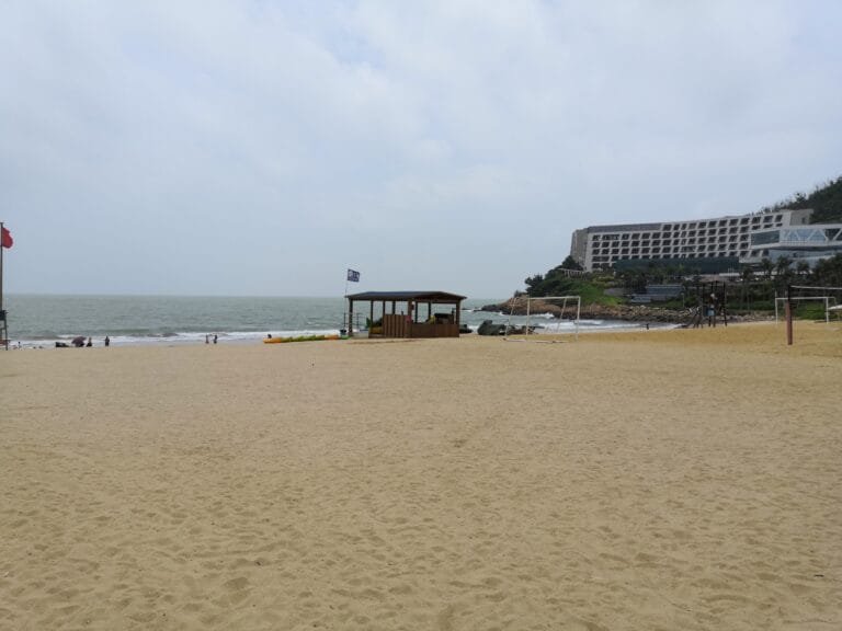 beach on dong ao island zhuhai